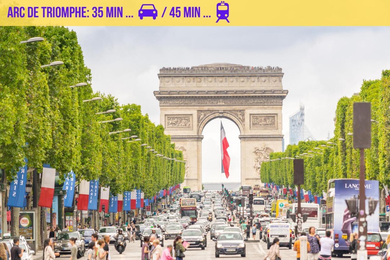 Qhome 5 - F3 Confortable Entre Paris Et Disney - Parking Prive Villiers-sur-Marne Exterior foto